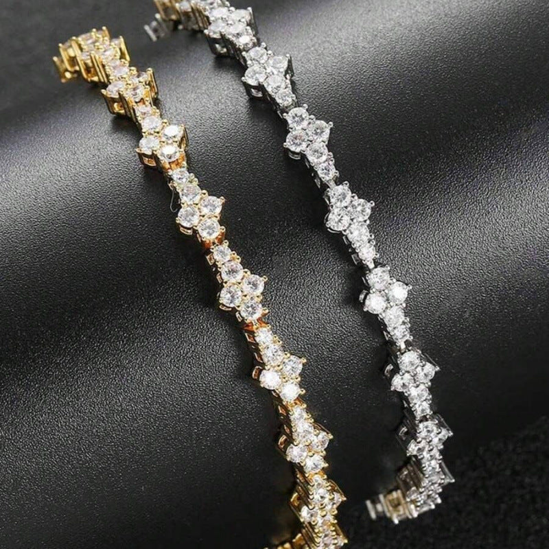 Classique Cluster Bracelet Tennis | Or