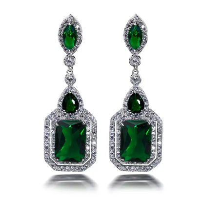 Clarion Verdancia Boucles d'Oreilles | Or Blanc