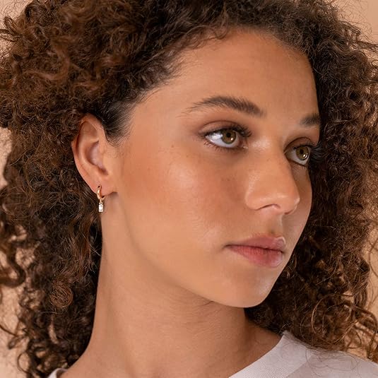 Barre Boucles d'Oreilles Pendantes | Or