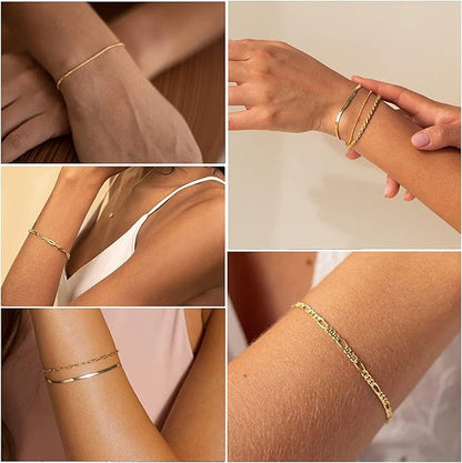 Isabella Vernetta bracelet set | Or