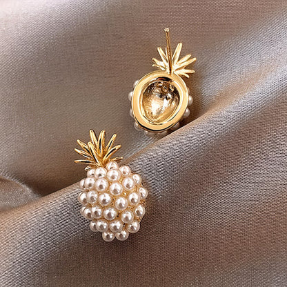 Perle Pineapple Boucles d'Oreilles
