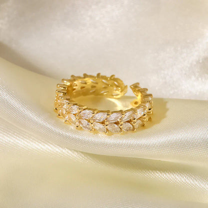 Clarisse Motif Or Bague