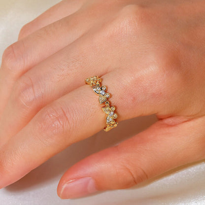 Colleen Papillon Or Bague