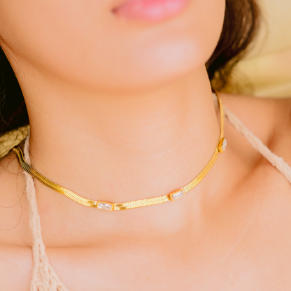 Eve Herringbone Or Collier