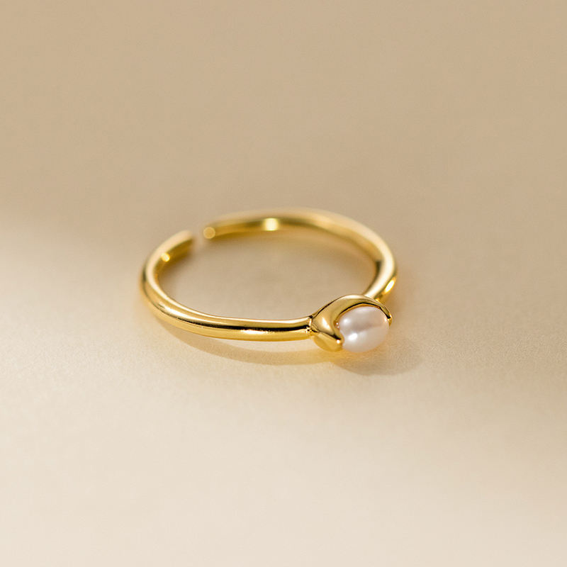 Baroque Perle Bague