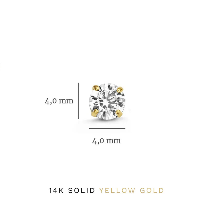 Dara Brillane Pierre Boucles d'Oreilles Set | Or