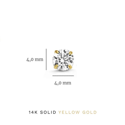 Dara Brillane Pierre Boucles d'Oreilles Set | Or
