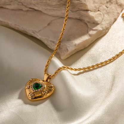Caelus Or Cœur Collier