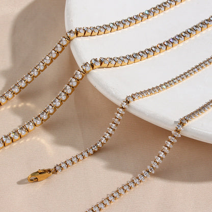 Wisteria Diamant Collier Tennis