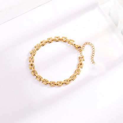 Timepiece Bracelet Chaîne | Or