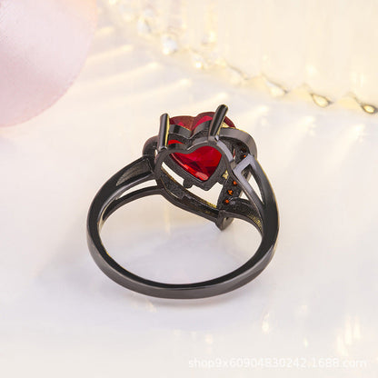 Calindra Rosethorne Bague | Noir Finish