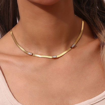 Eve Herringbone Or Collier