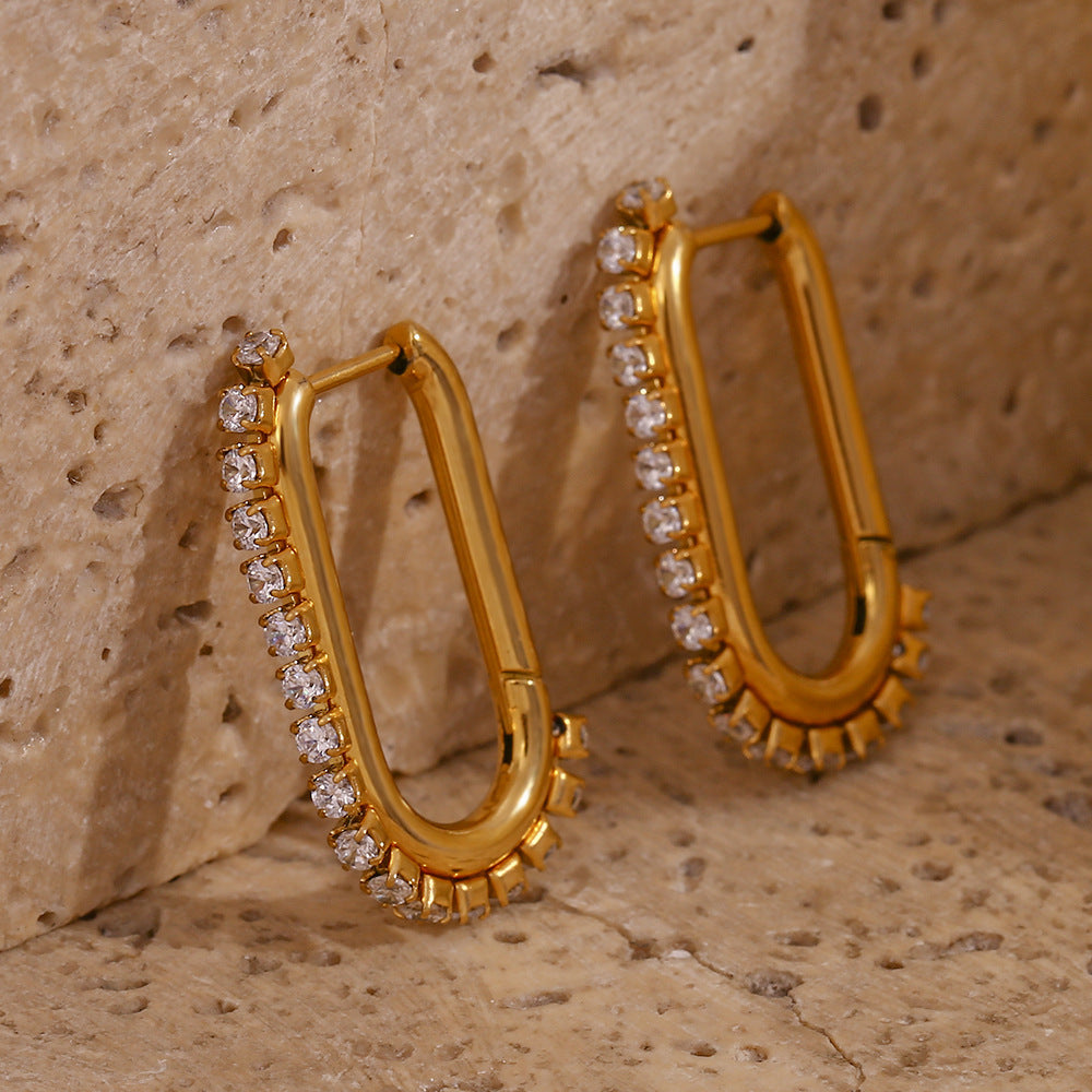 Georgia Diamant Boucles d'Oreilles