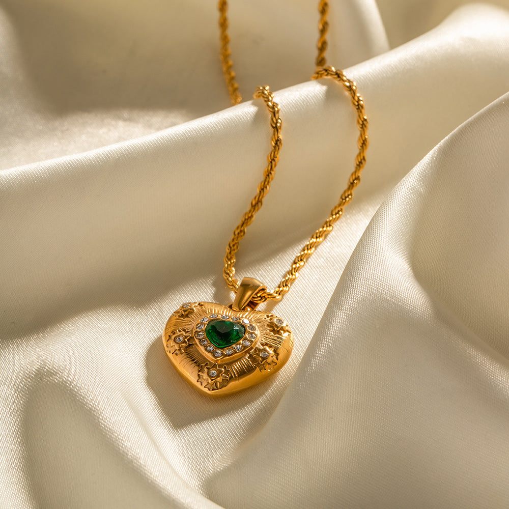 Caelus Or Cœur Collier