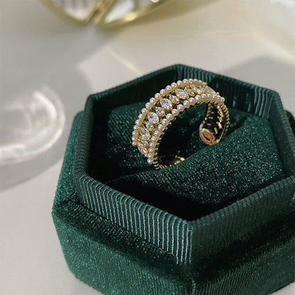 Elodie Vance Bague Set | Or