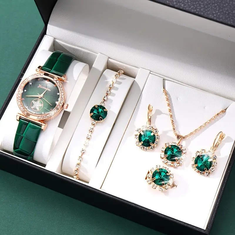 Verdantra Timecourt Bijou Set | Or
