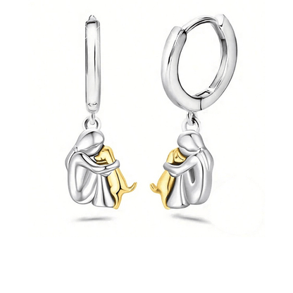 Wynter™ - Hug Pendentif avec Matching Boucles d'Oreilles