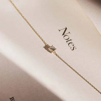 Cléa Moissanite Pierre Bracelet | Or