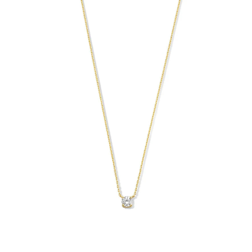 Cléa Moissanite Pierre Collier | Or