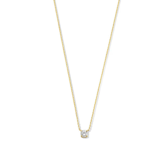 Cléa Moissanite Pierre Collier | Or