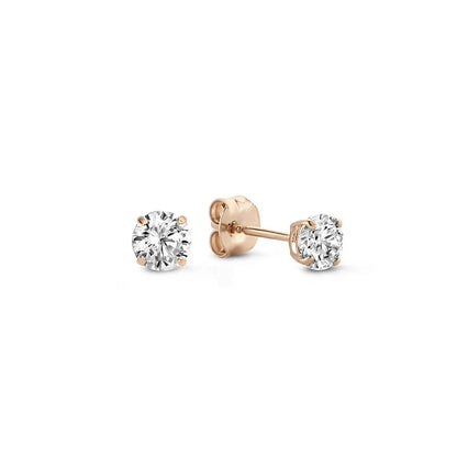 Larmes de Lune Pierre Puces d'Oreilles | Or