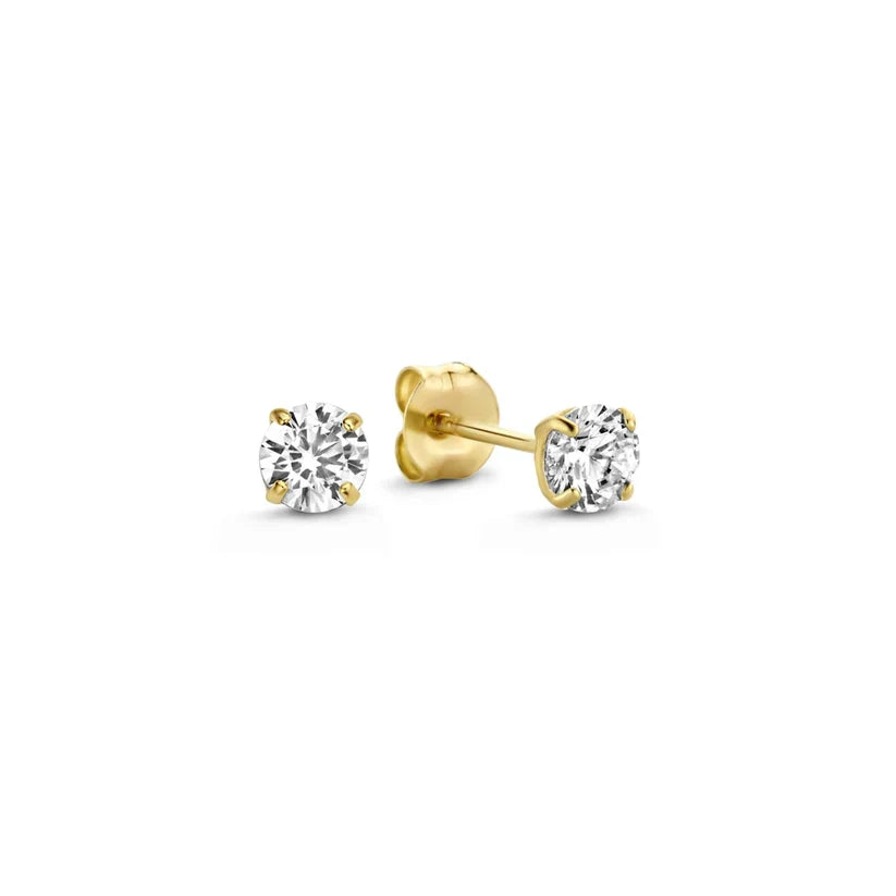Larmes de Lune Pierre Boucles d'Oreilles Set | Or