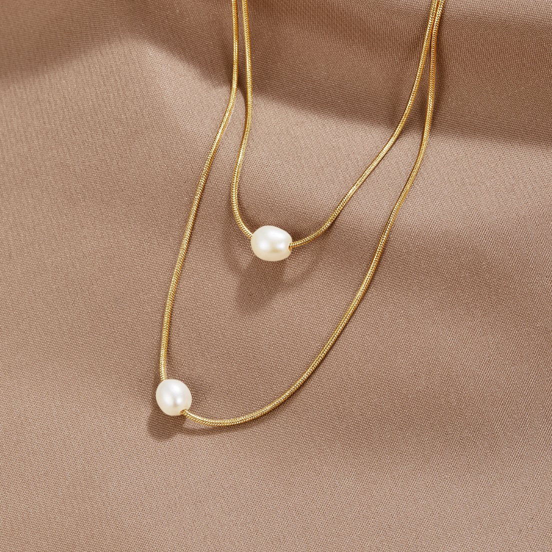 Sophisticated Superposé Perle Collier