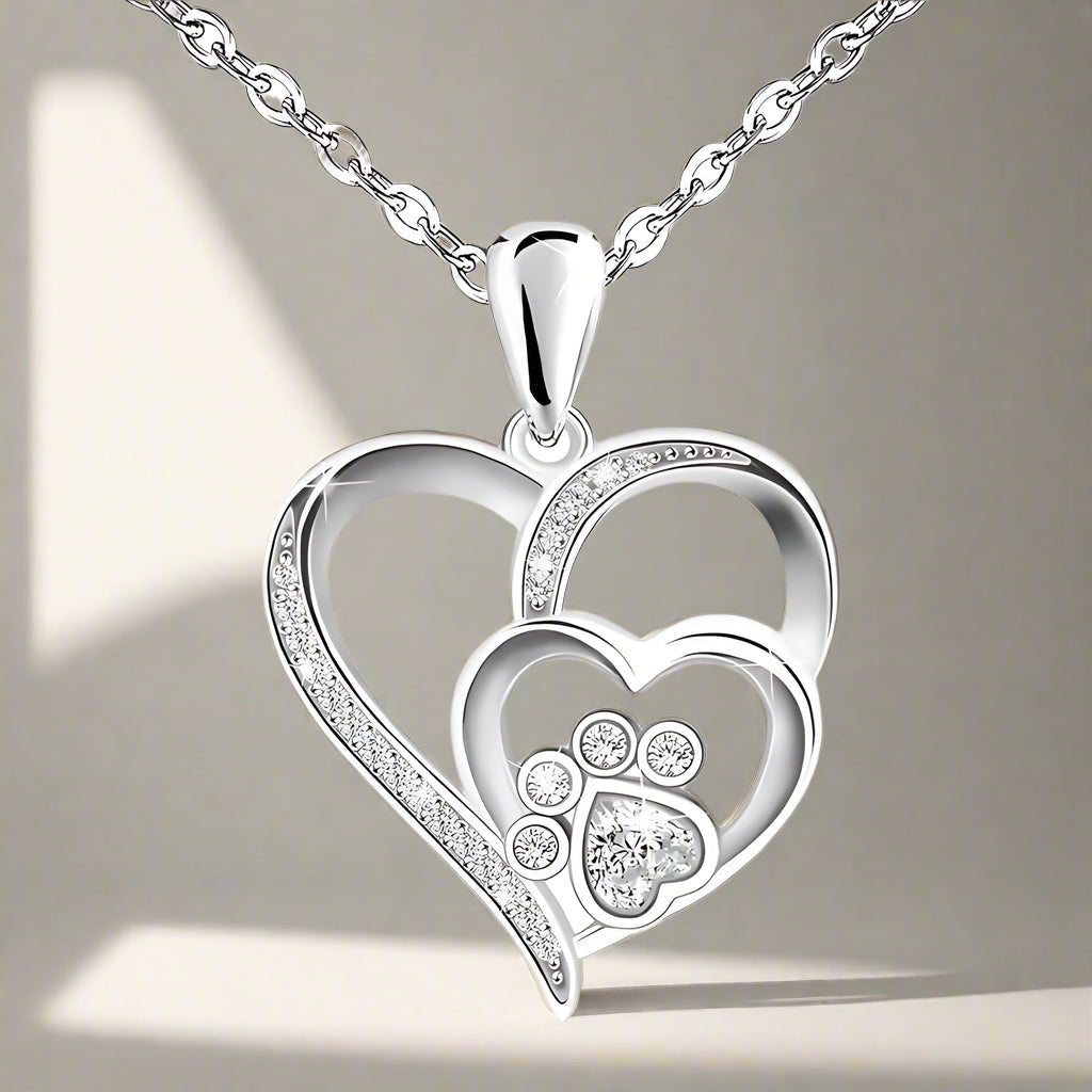 Inolt™ | Patte & Cœur Collier en Argent