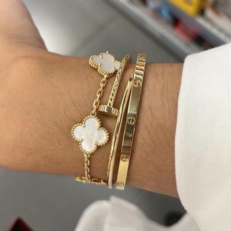 Trinity Bracelet Blanc